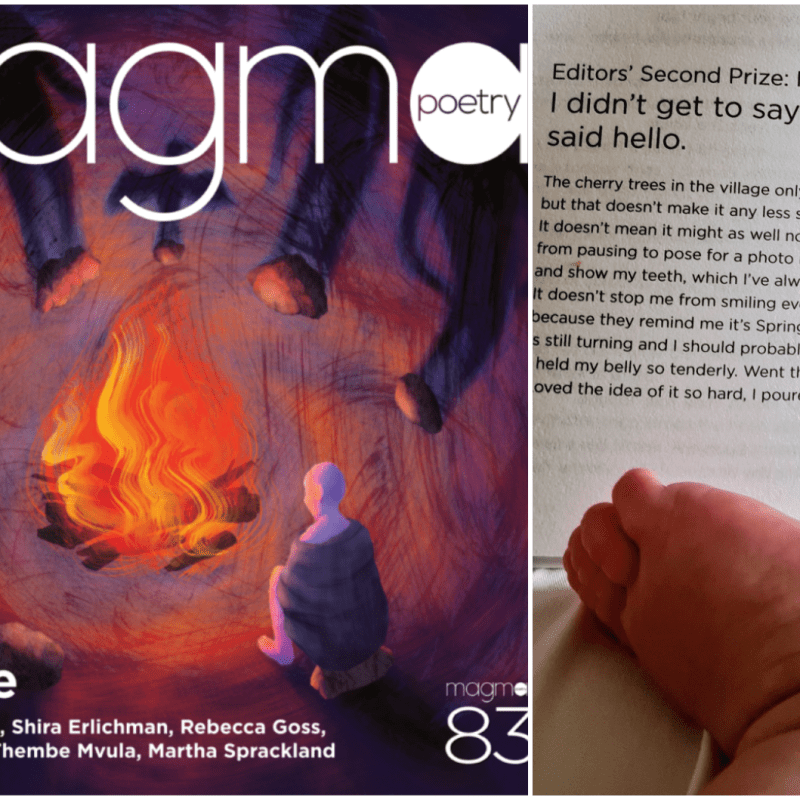 Two poems published in Magma 83